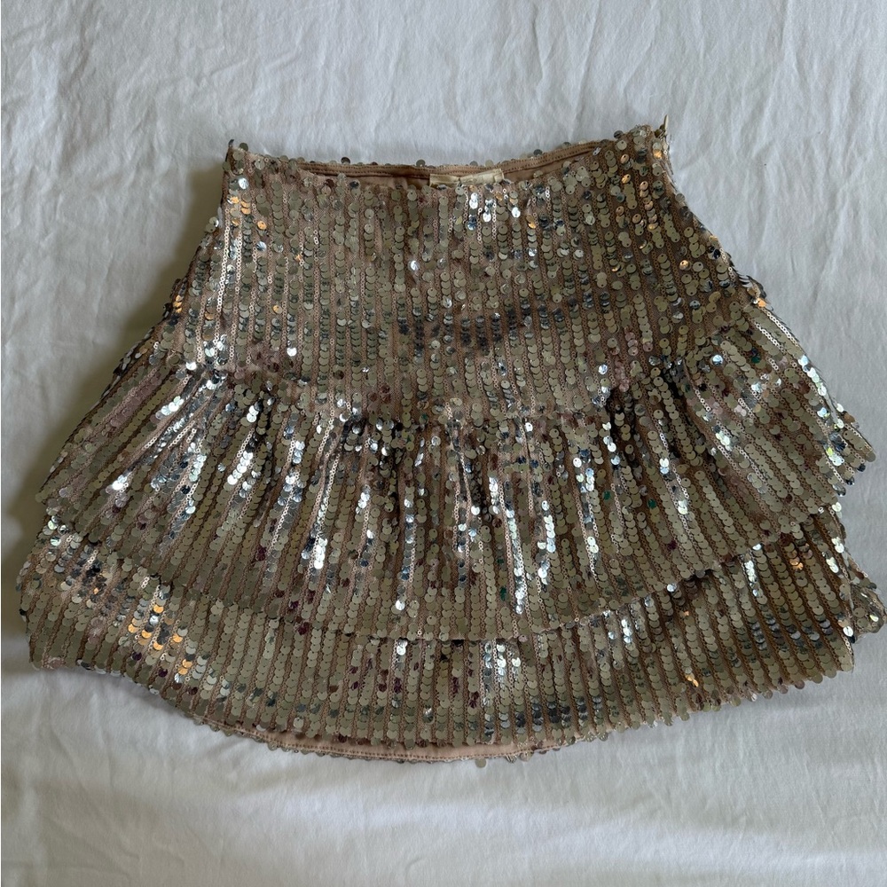 The Vintage Shop Sequin Mini Skirt
